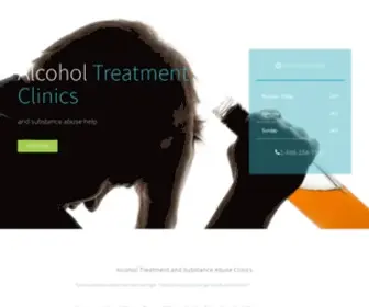 Alcoholtreatmentclinics.com(Alcohol Treatment Clinics) Screenshot