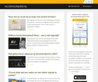 AlcoholvrijHeid.nl(Haal de rem van je leven) Screenshot