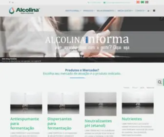 Alcolina.com.br(Bem vindo(a)) Screenshot