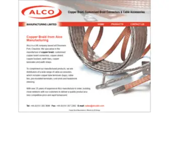 Alcoltd.com(Alco Manufacturing Ltd) Screenshot