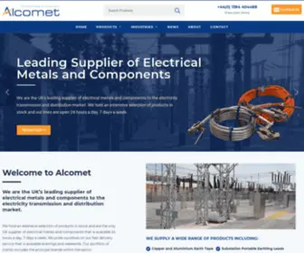 Alcomet.net(UK’s leading supplier of electrical metals & components) Screenshot