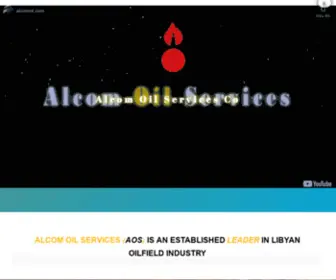 Alcomoil.com(Alcom Oil Services) Screenshot