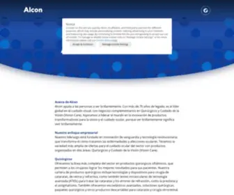 Alcon.mx(Alcon Mexico) Screenshot
