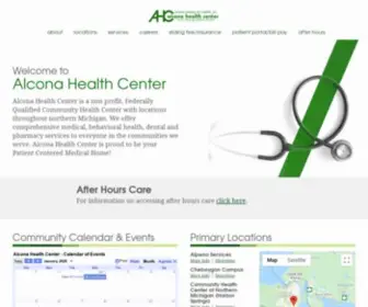 Alconahealthcenters.org(Your Family Health Center) Screenshot
