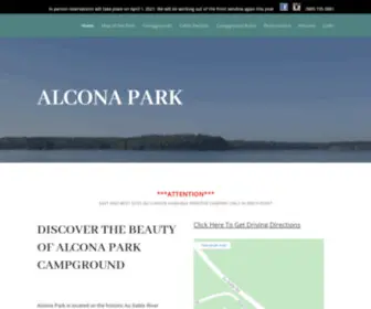 Alconapark.com(Alcona Park) Screenshot