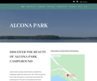 Alconapark.org(Alcona Park) Screenshot