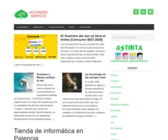 Alconeroservicio.es(Tienda de informática en Palencia) Screenshot