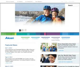 Alconlabs.com(Alcon.com Home) Screenshot