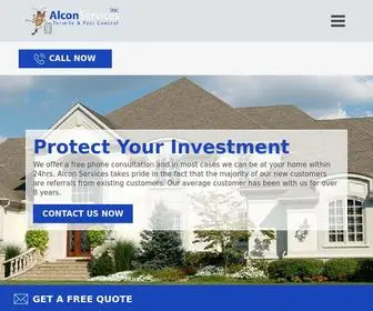 Alconservices.com(Alcon Pest Control Services) Screenshot