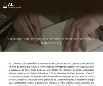 Alconsultorialiteraria.com.br(Consultoria literária) Screenshot