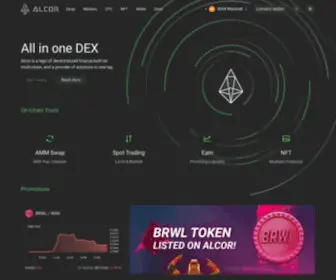 Alcor.exchange(Alcor Exchange) Screenshot