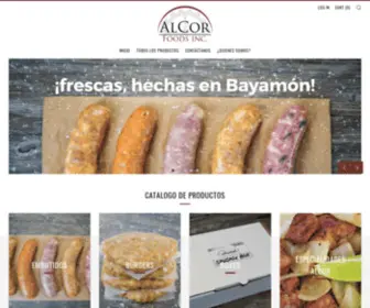 Alcorfoodspr.com(AlCor Foods Inc) Screenshot