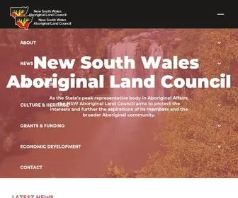 ALC.org.au(NSW Aboriginal Land Council) Screenshot