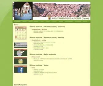 Alcorisa.org(Ayuntamiento de Alcorisa) Screenshot