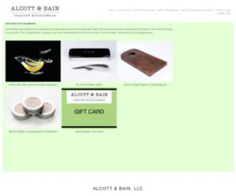 Alcottandbain.com(Alcott & Bain sells inspired kitchenware) Screenshot