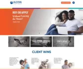 Alcova.com(ALCOVA Mortgage) Screenshot