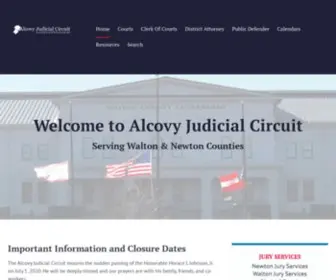 Alcovycircuit.com(Alcovy Circuit Court) Screenshot