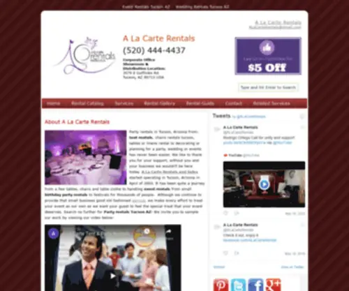 Alcrentals.com(A La Carte Rentals) Screenshot
