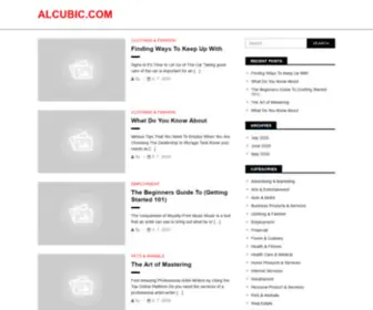 Alcubic.com(Shared workspaces and coworking) Screenshot