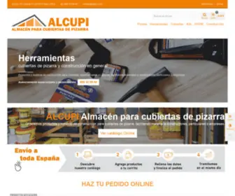 Alcupi.com(Almacen de productos de pizarra para tu tejado) Screenshot