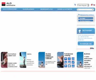 ALD-Automotive.cz(ALD Automotive) Screenshot
