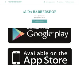 Aldabarbershop.com(ALDA BARBERSHOP) Screenshot