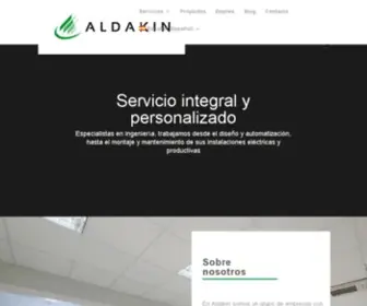 Aldakin.com(Ingeniería) Screenshot