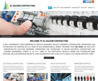 Aldaleemcontracting.com(Al Daleem Contracting) Screenshot