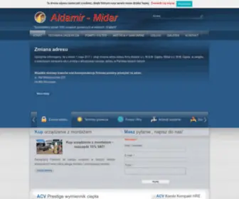 Aldamir.pl(Nowoczesne systemy grzewcze) Screenshot