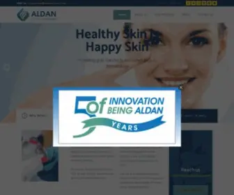 Aldancare.com(Aldan HealthCare) Screenshot