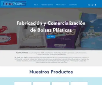 Aldaplast.com(Empaques plásticos) Screenshot