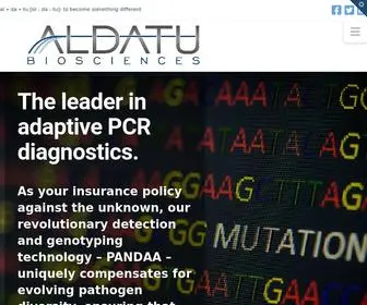 Aldatubio.com(Aldatu Biosciences) Screenshot