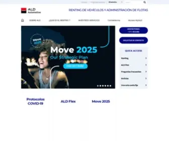 Aldautomotive.co(Renting de vehículos Colombia) Screenshot