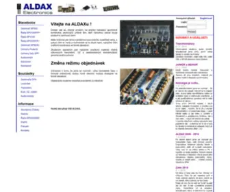 Aldax.cz(ALDAX Electronic) Screenshot