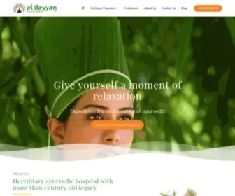 Aldayyanayurveda.com(Ayurveda Hospital in Malappuram) Screenshot