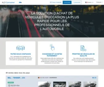 Aldcarmarket.com(Lot vehicule à marchand) Screenshot