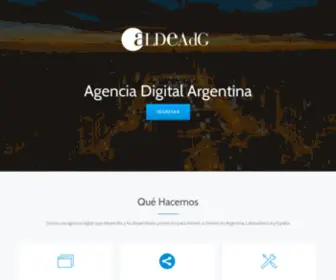 Aldeadg.com.ar(Agencia Digital de Argentina) Screenshot