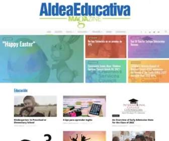 Aldeaeducativamagazine.com(Aldea Educativa Magazine) Screenshot