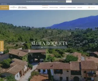 Aldearoqueta.com(Web oficial del Aldea Roqueta de estrellas en Culla) Screenshot