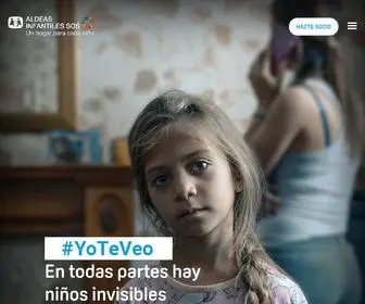Aldeasinfantiles.es(Aldeas Infantiles SOS de Espa) Screenshot