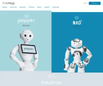 Aldebaran-Robotics.com(Corporate) Screenshot
