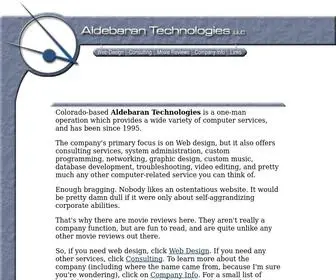 Aldebaran.net(Aldebaran Technologies) Screenshot