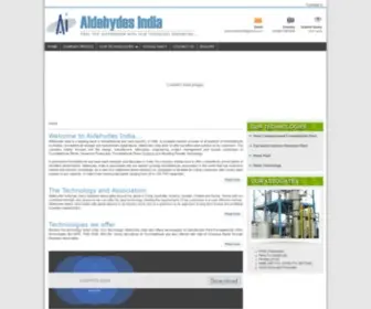 Aldehydesindia.com(Aldehydes India) Screenshot