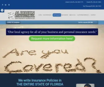 Aldeleoninsurance.com(Al Deleon & Associates) Screenshot