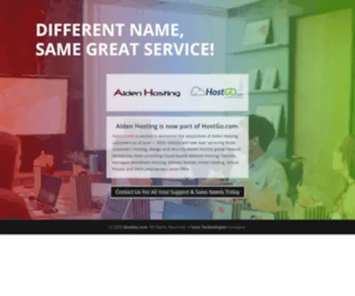 Aldenhosting.com(Web Hosting Alden Hosting) Screenshot