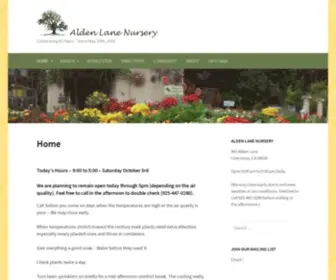 Aldenlane.com(Alden Lane Nursery) Screenshot