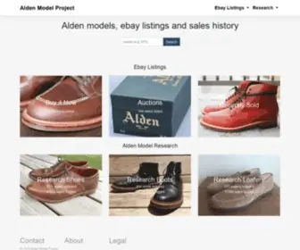 Aldenmodelproject.com(Model details) Screenshot