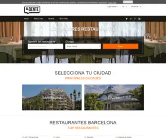 Aldente.com(Restaurantes Barcelona) Screenshot