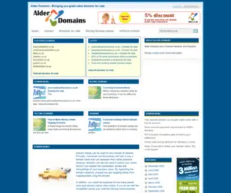 Alder.co.uk(Domains for sale) Screenshot