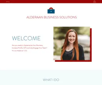 Alderaanenterprise.com(Digital Marketing Agency COO & Business Consultant) Screenshot